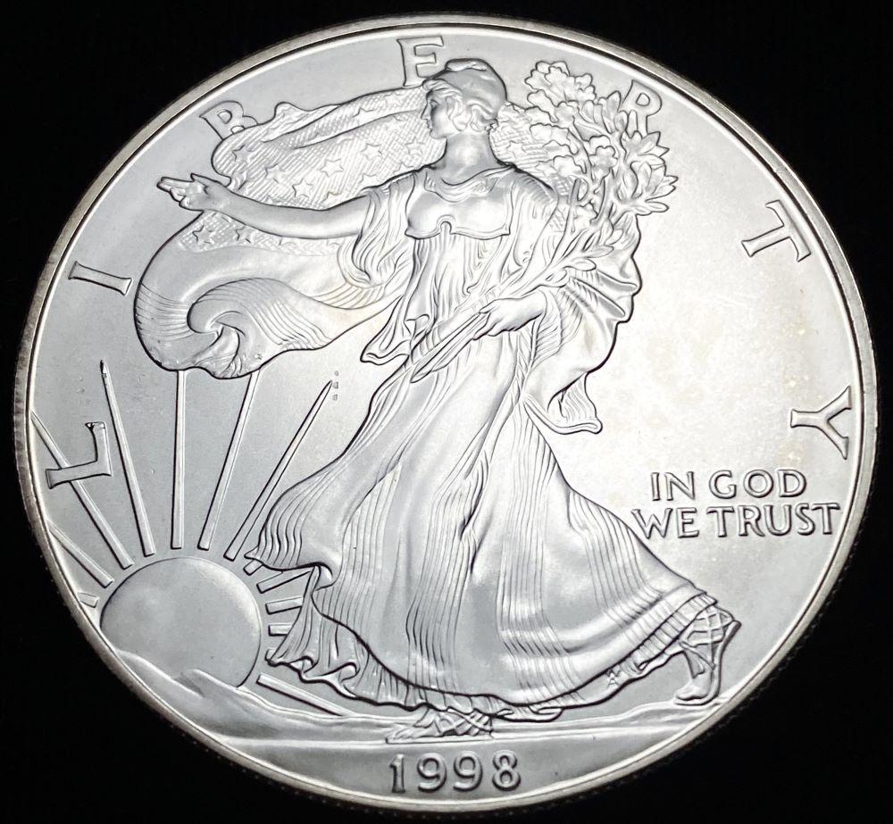1998 American Silver Eagle MS69 (1 of 2)