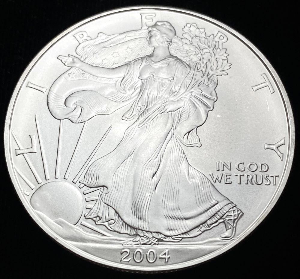 2004 American Silver Eagle MS69 (1 of 2)