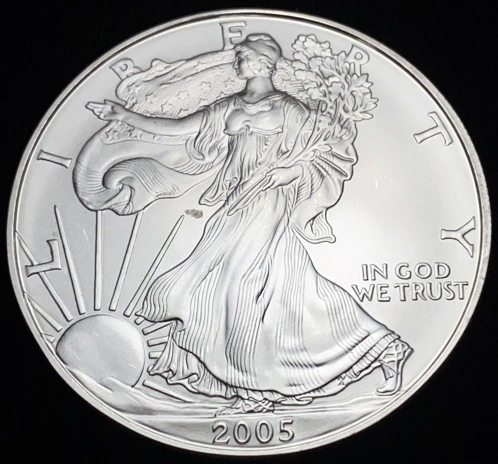 2005 American Silver Eagle MS69 (1 of 2)