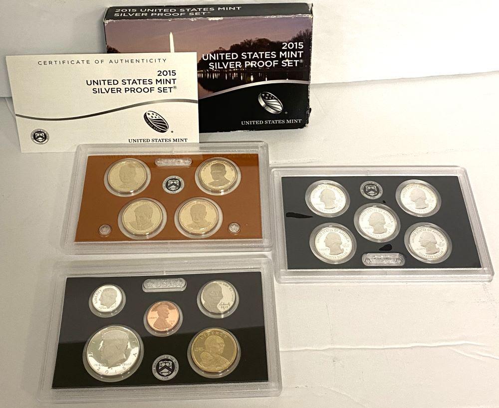 2015 United States Mint Silver Proof Set (14-coins) (1 of 4)