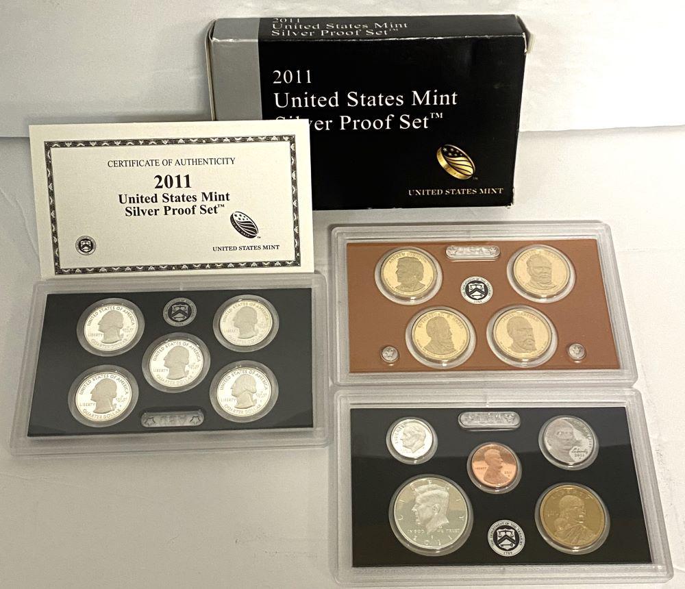 2011 United States Mint Silver Proof Set (14-coins) (1 of 4)