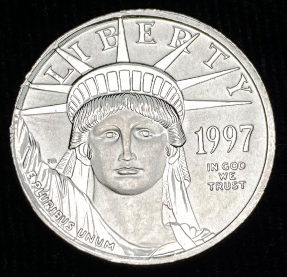 1997 $10 Platinum Eagle 1/10 ozt .9995 (1 of 2)