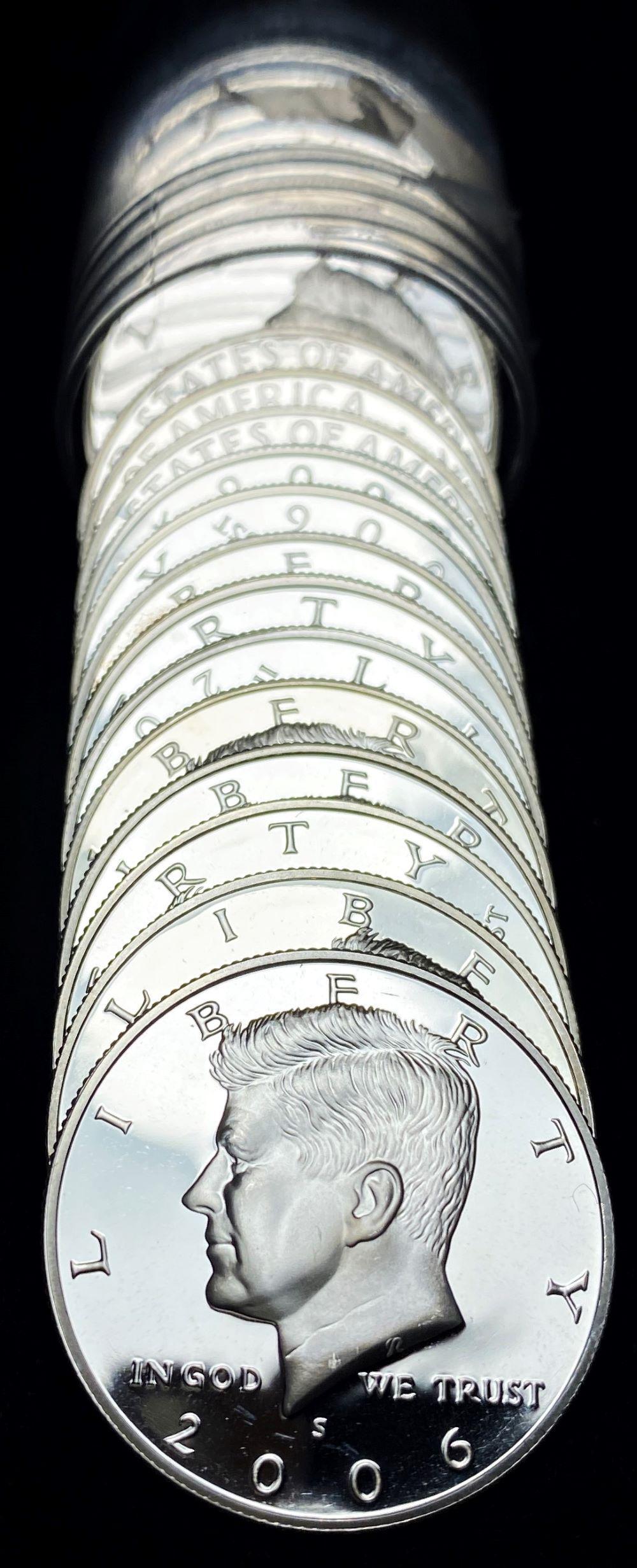 Roll (20) JFK Half Dollars 90% Silver PF 2003-2006 (1 of 4)