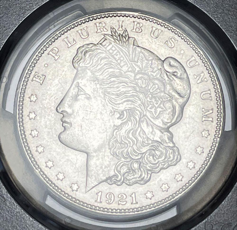 1921-D Morgan Silver Dollar PCGS MS62 (1 of 4)