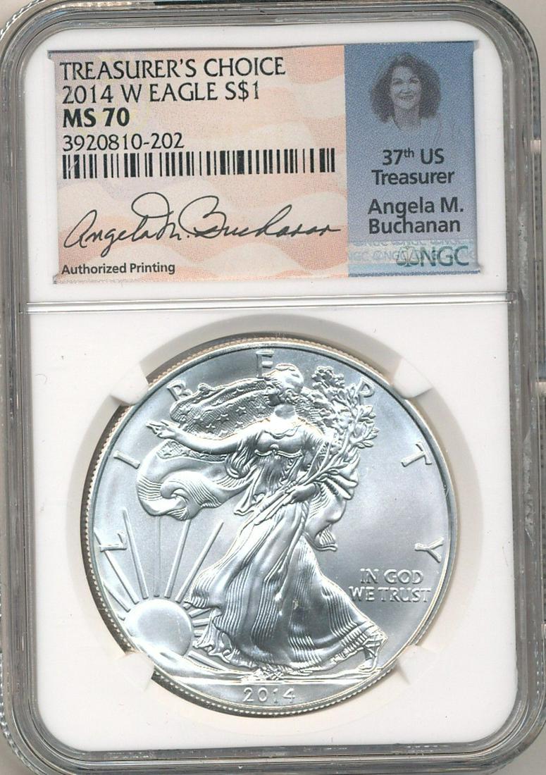 2014-W American Silver Eagle NGC MS70 (1 of 4)