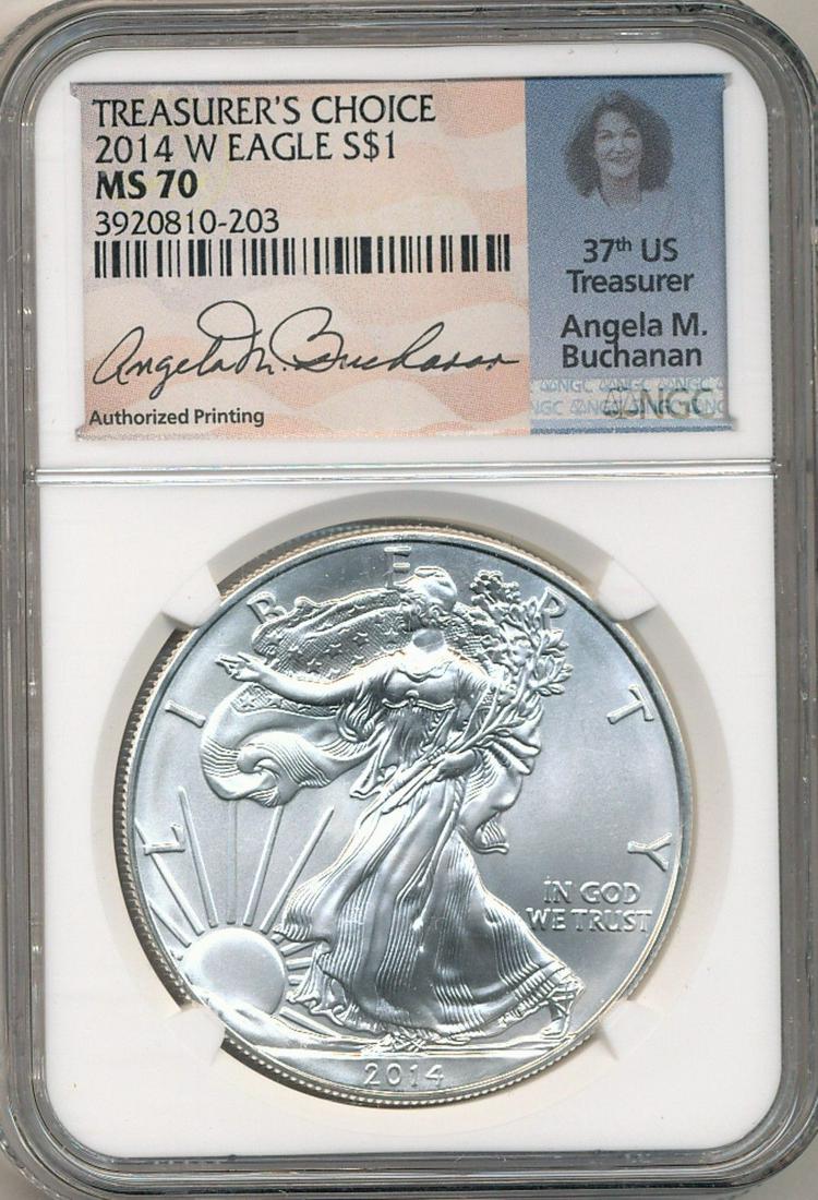 2014-W American Silver Eagle NGC MS70 (1 of 4)