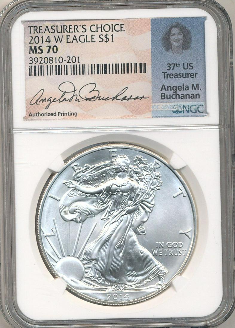 2014-W American Silver Eagle NGC MS70 (1 of 4)