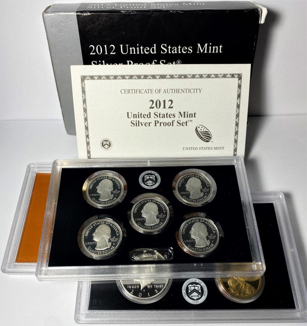 2012 United States Mint Silver Proof Set (14-coins) (1 of 3)
