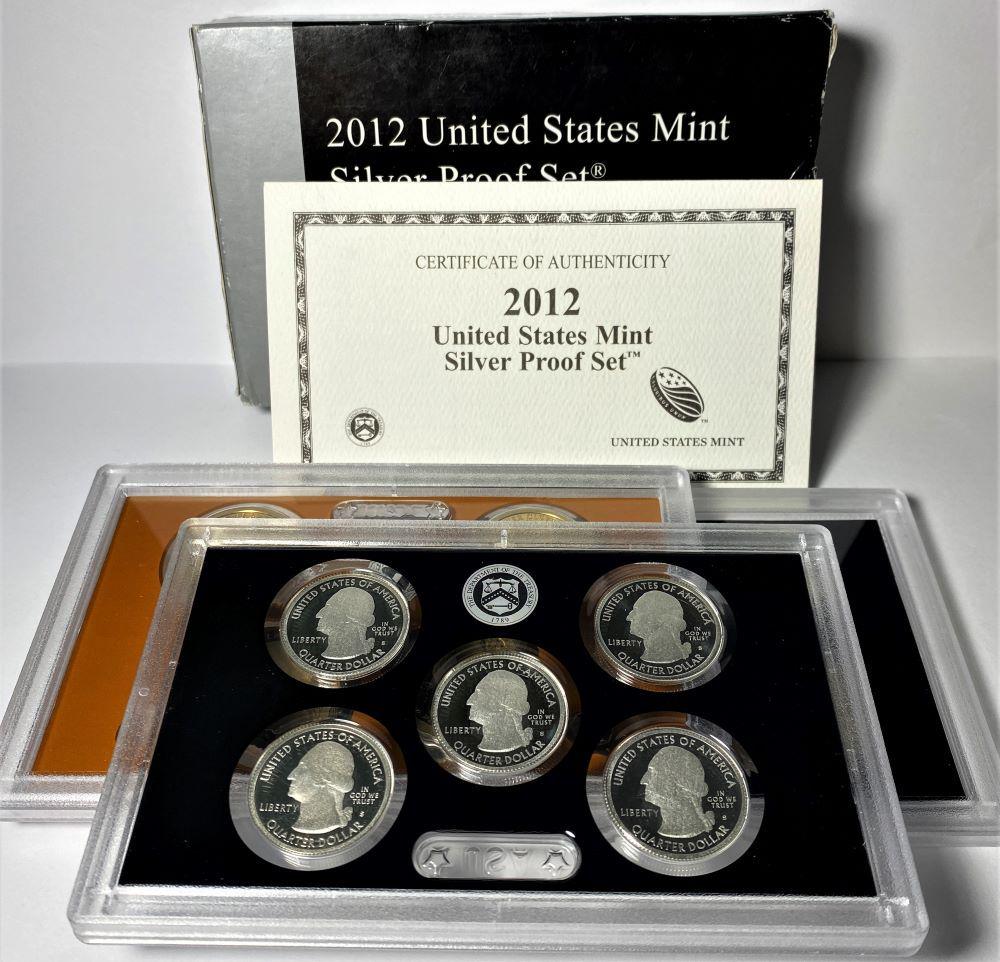 2012 United States Mint Silver Proof Set (14-coins) (1 of 3)