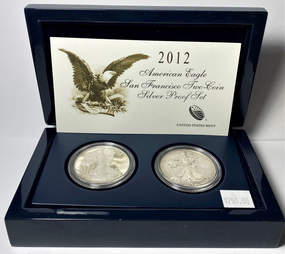 2012 Silver Eagle San Francisco 2-coin Proof Set (1 of 4)