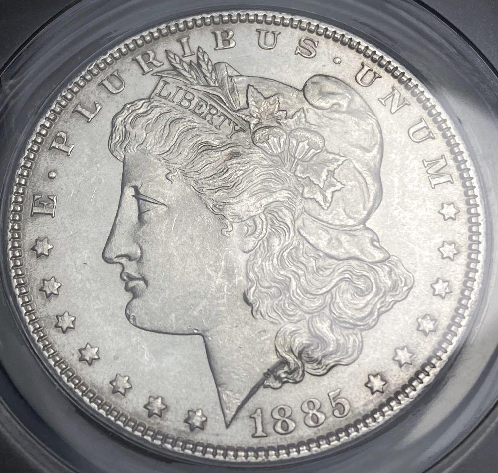 1885 Morgan Silver Dollar ANACS MS63 (1 of 5)