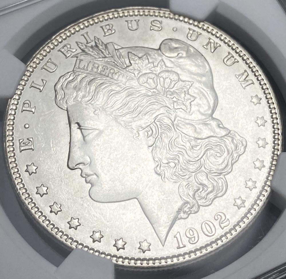 1902 Morgan Silver Dollar NGC MS62 (1 of 4)