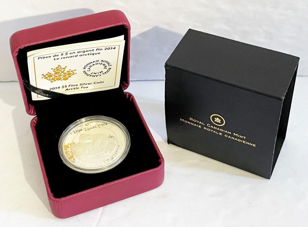 2014 Canada Artic Fox 1 ozt .9999 Silver Proof (1 of 4)