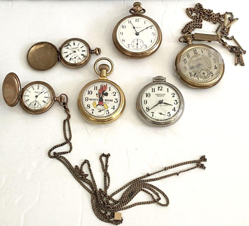 (6) Assorted Vintage Pocket Watches (1 of 18)