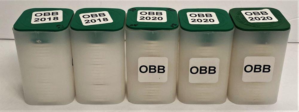 Last Min!5 Rolls (100-coins) 2018-2020 Silver Eagles (1 of 6)