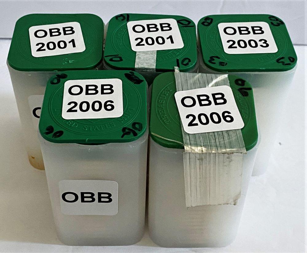 Last Min!5 Rolls (100-coins) 2001-2006 Silver Eagles (1 of 6)