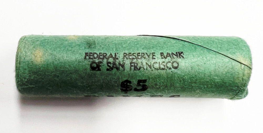 Fed. Reserve Bank Of SF BU Roll 1955-S 90% Silver 10C (1 of 10)