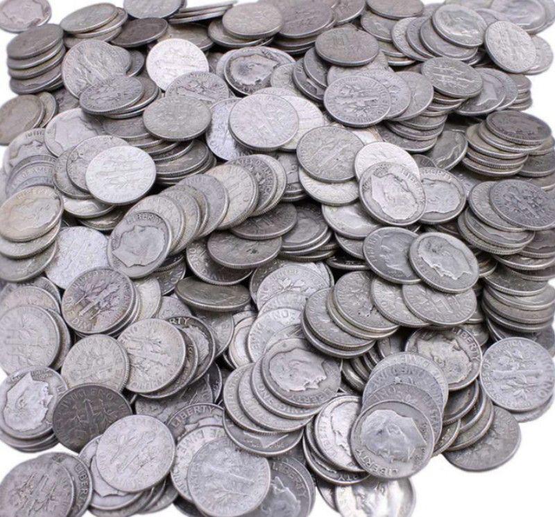 $500 Face Value Roosevelt 90% Silver Dimes (1 of 1)