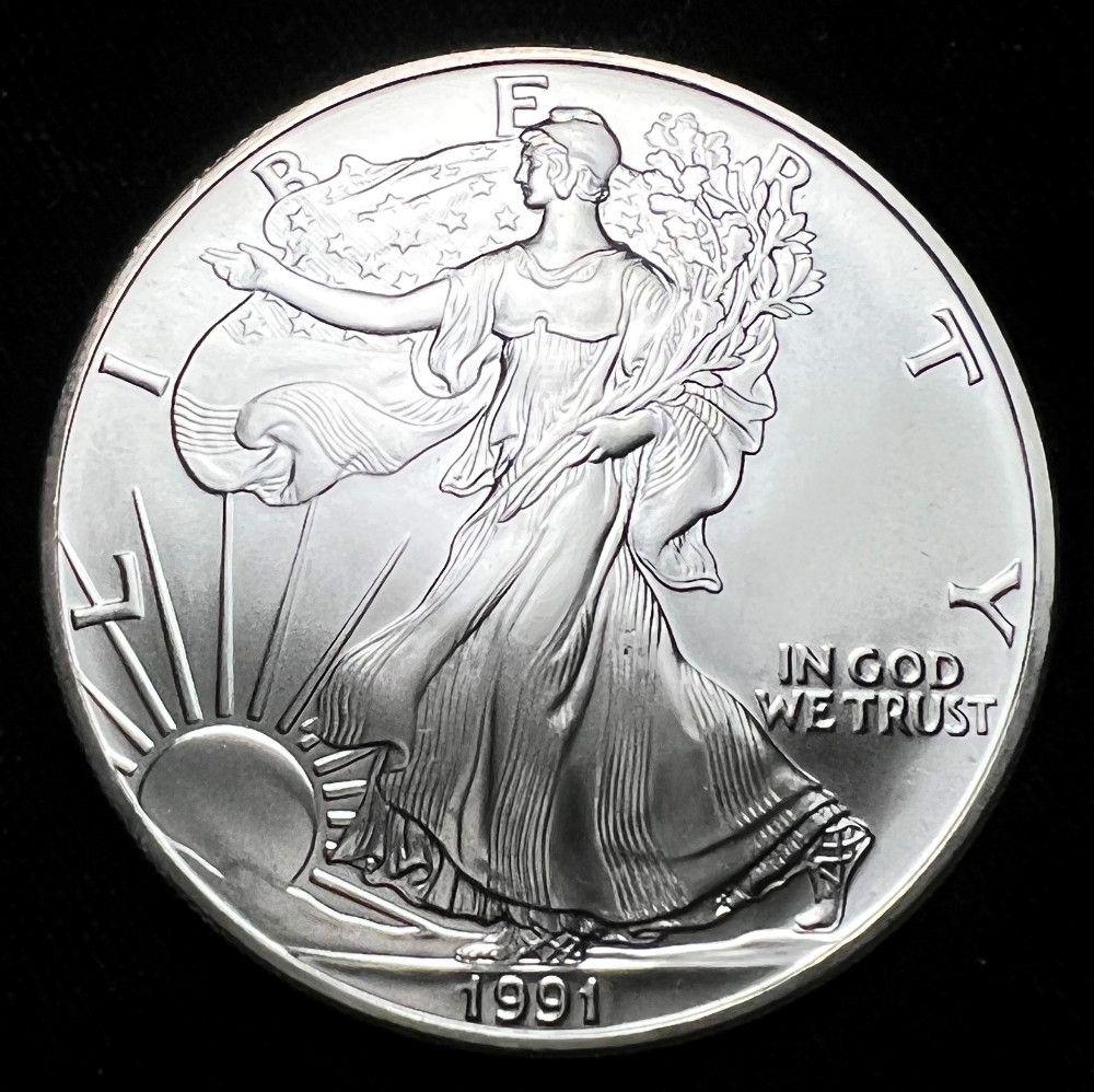 1991 American Silver Eagle MS69 (1 of 2)
