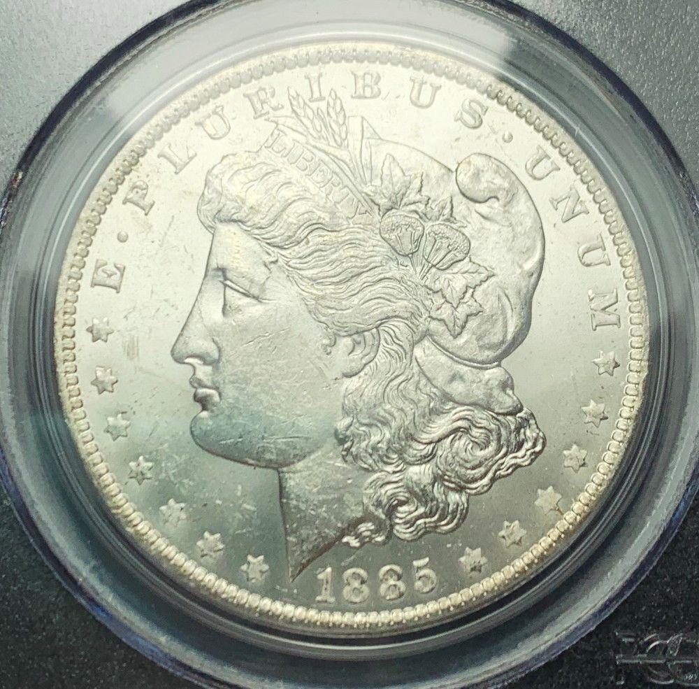 1885-O Morgan Slver $1 PCGS MS62 McClaren Collection II (1 of 4)