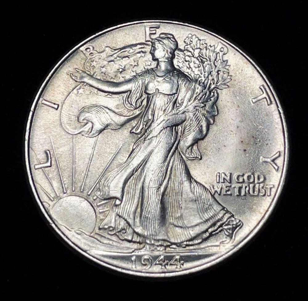 1944 Walking Liberty Silver Half Dollar MS64 (1 of 2)