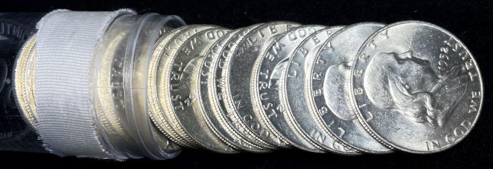 Mint Condition Roll (20) Franklin Half Dollar 1952-D (1 of 4)