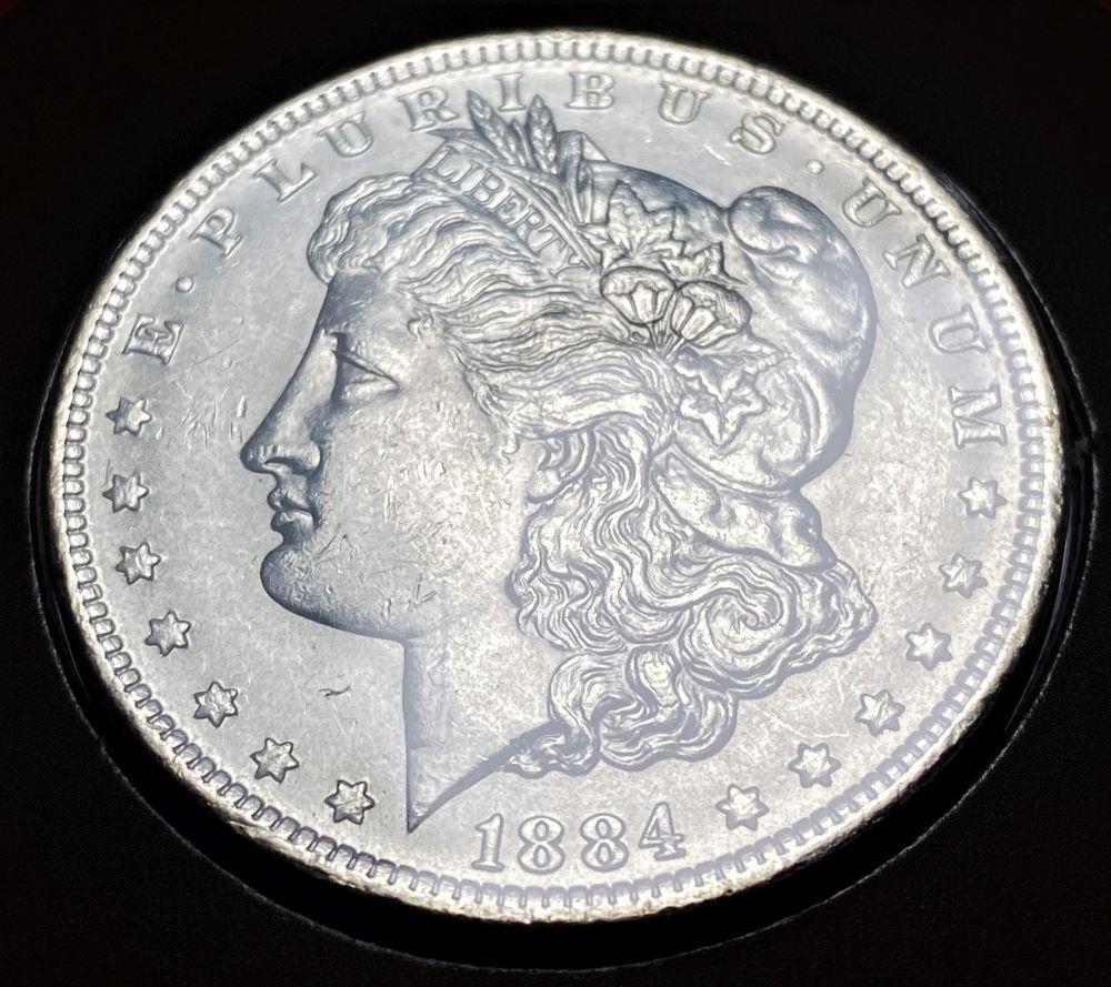 1884-O Mint Cond. Morgan Silver 1$ Christopher Carson (1 of 5)