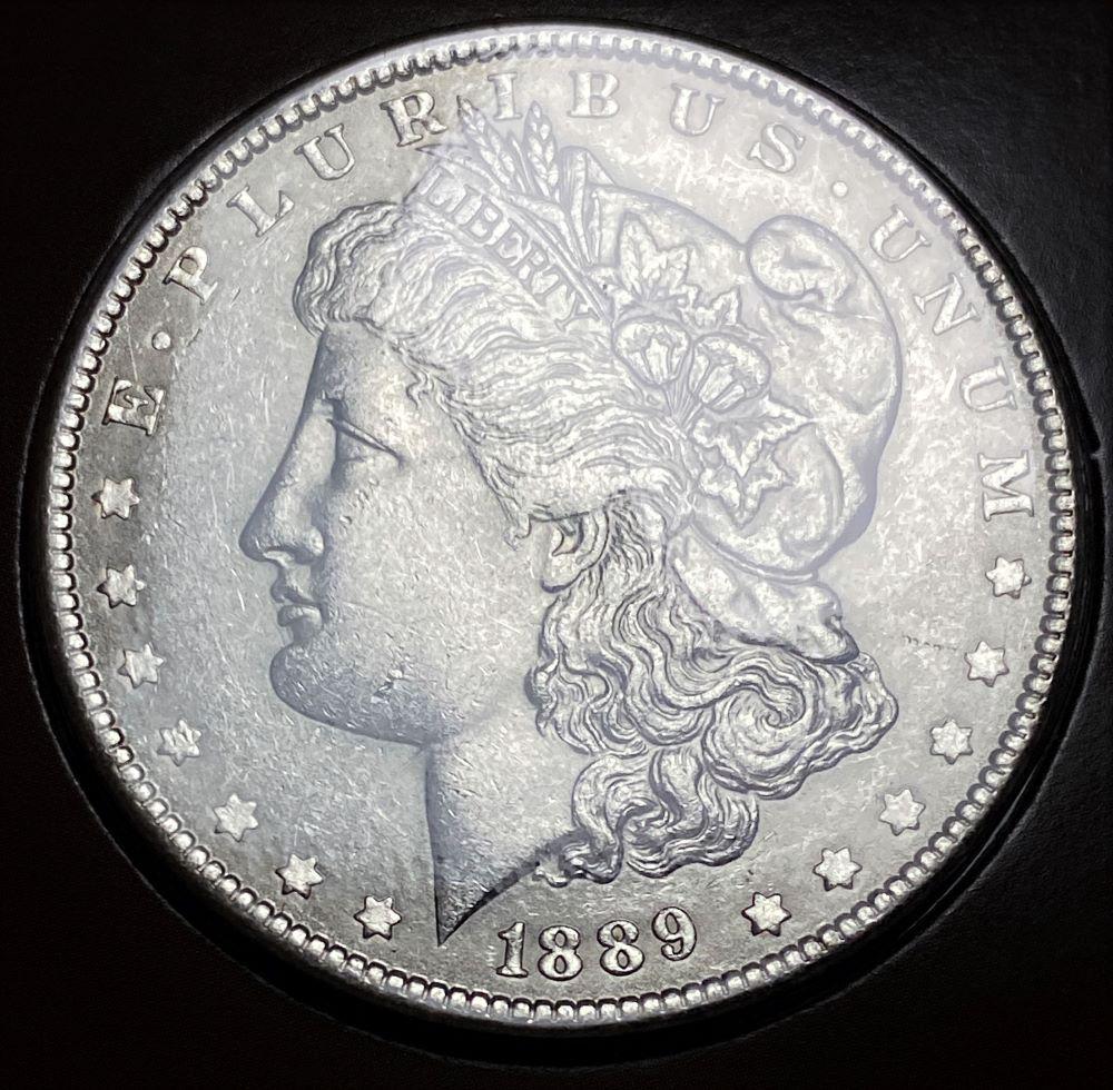 1889 Mint Condition Morgan Silver Dollar Bill Tilghman (1 of 5)
