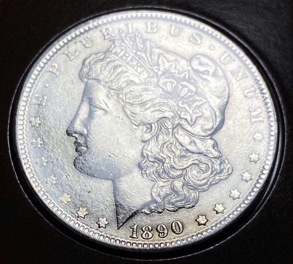 1890 Mint Condition Morgan Silver Dollar John Fremont (1 of 5)