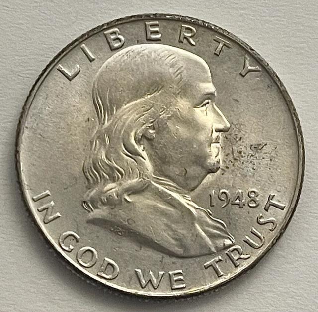 1948 Franklin Silver Half Dollar MS66 (1 of 2)