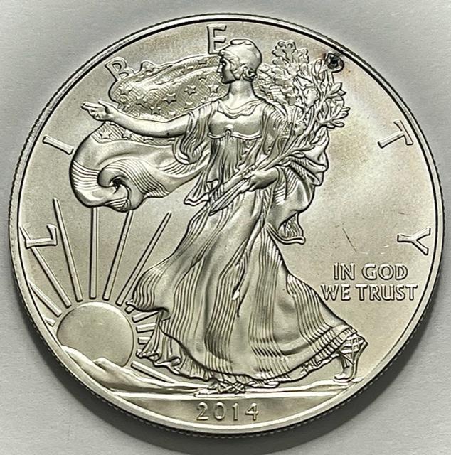 2014 American Silver Eagle 1 oz .999 Fine (1 of 2)