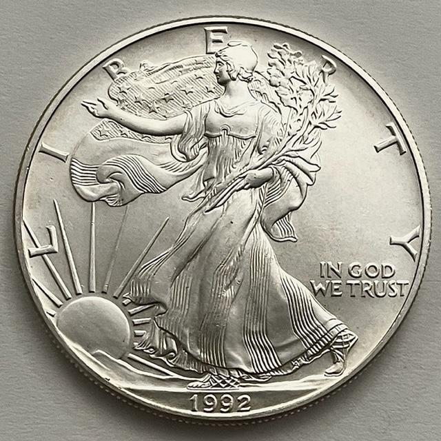 1992 American Silver Eagle BU (1 of 2)