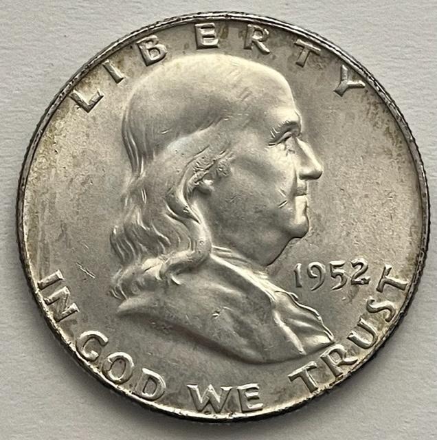 1952-D Franklin Silver Half Dollar MS65 (1 of 2)