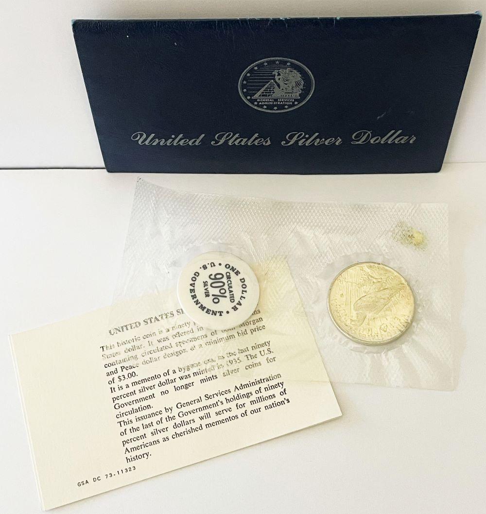 1922 Peace Silver Dollar Soft pack GSA MS63 (1 of 6)