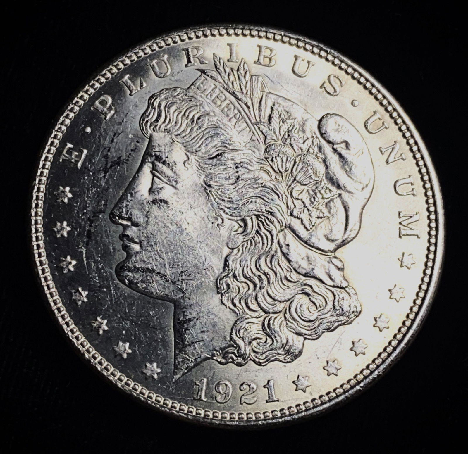 1921-D Morgan Silver Dollar Mint Condition (1 of 2)