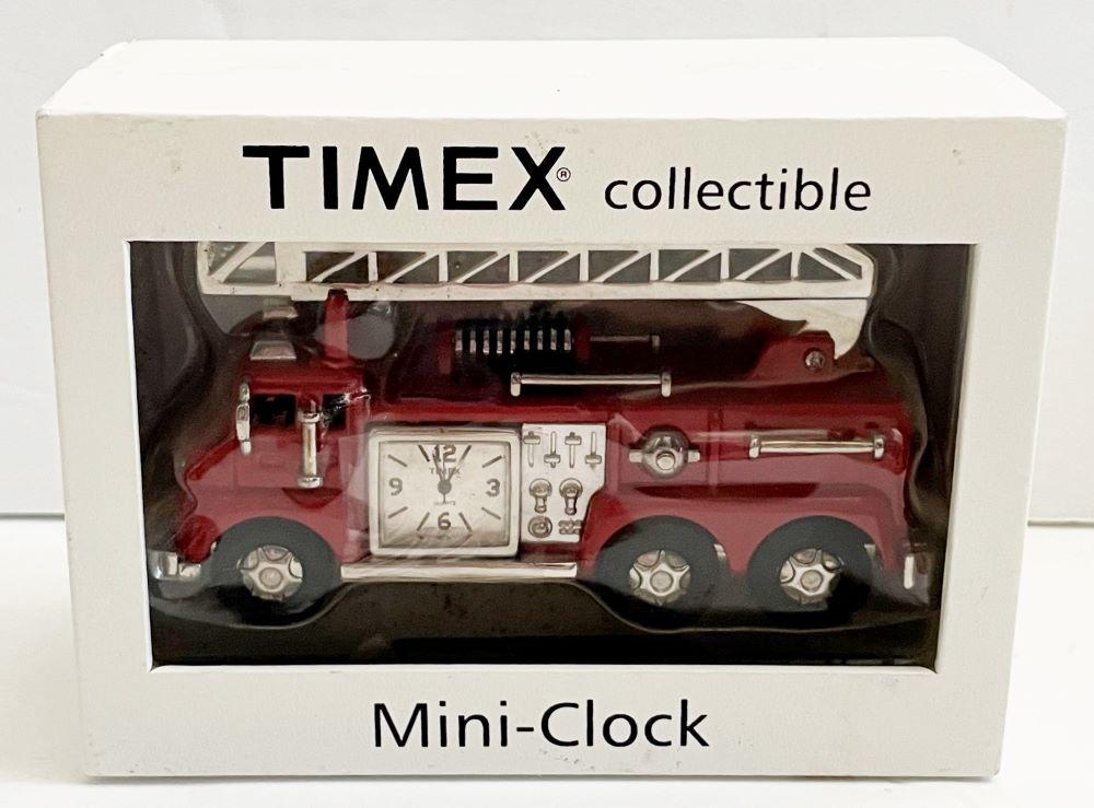 Timex Collectible Fire Truck Mini Clock (1 of 9)