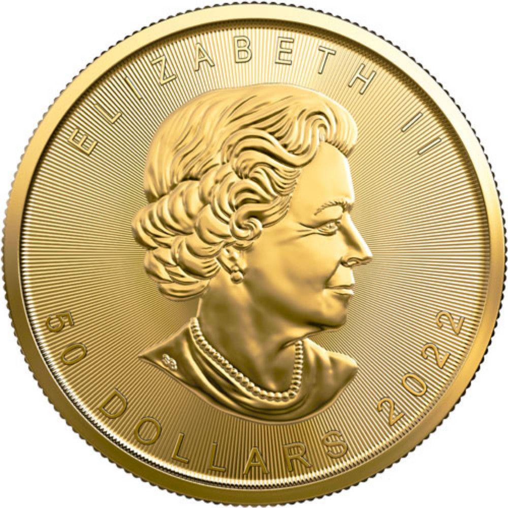 Last Min! 2022 Queen E. II Canada Gold Maple Leaf 1 ozt (1 of 2)