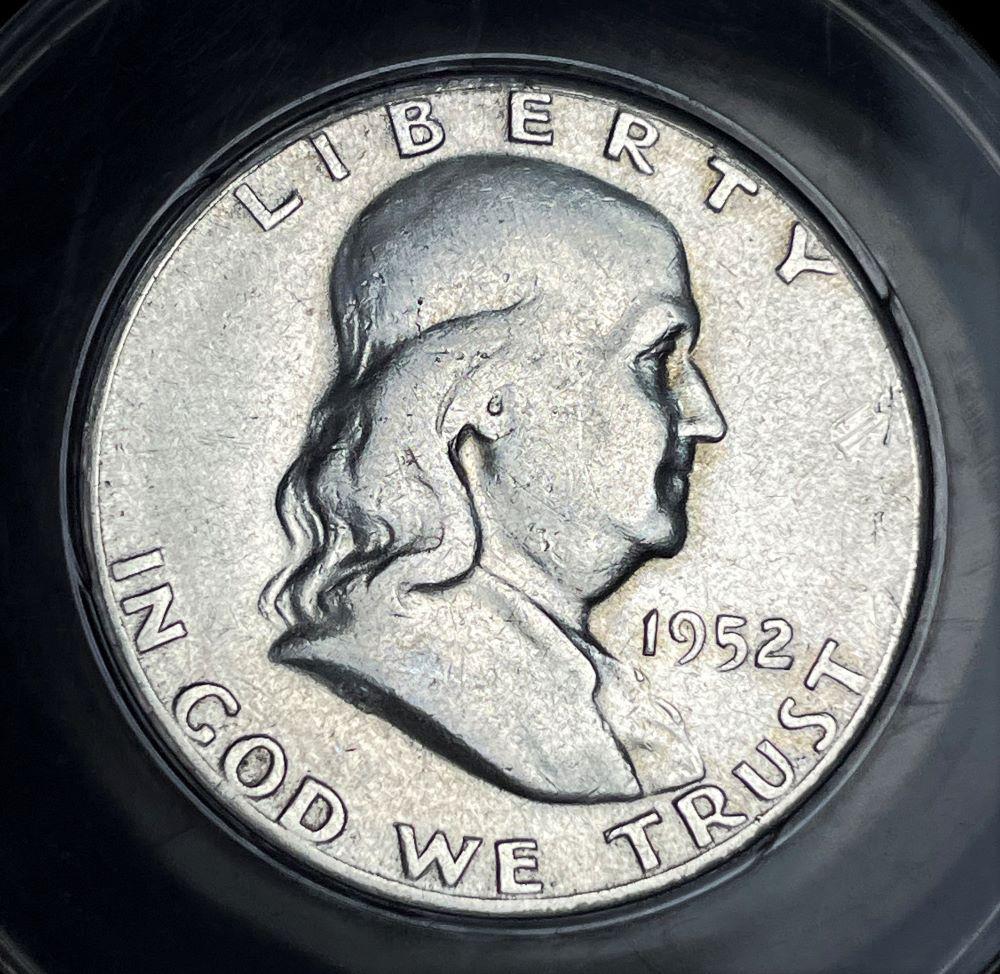 1952 Franklin Silver Half Dollar (1 of 3)