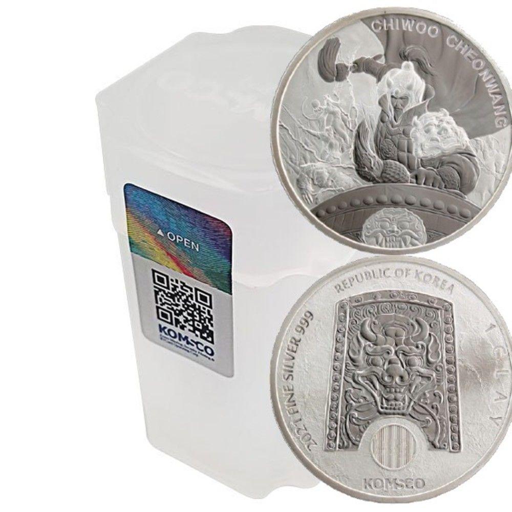Last Min! Roll(20-coins) 2021 Korean Chiwoo Silver 1 oz (1 of 3)