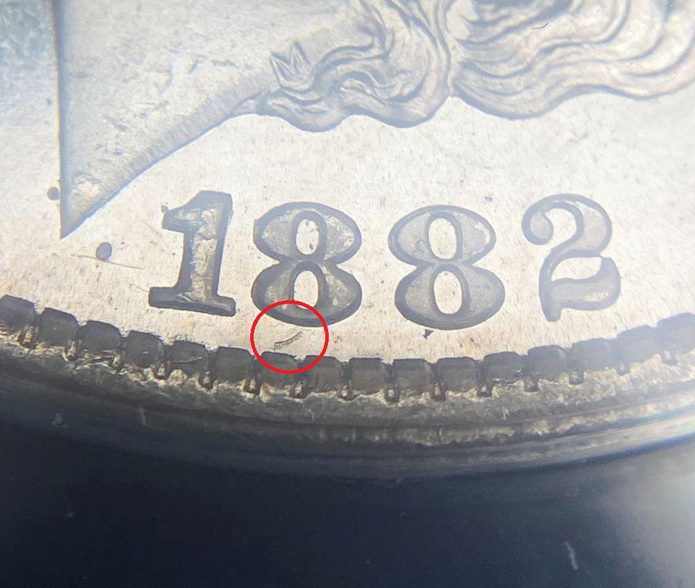 1882-CC Morgan Silver Dollar VAM-2A1 ANACS MS65 DMPL (1 of 10)