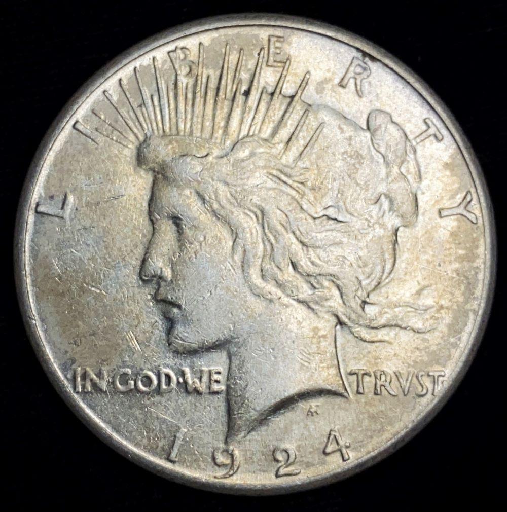 1924-S Peace Silver Dollar MS63 (1 of 2)