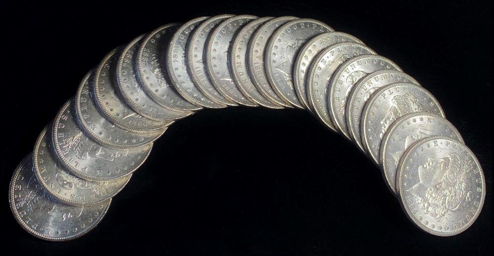 Last Min! BU Roll (20) Original 1884-O Morgan Silver $1 (1 of 3)