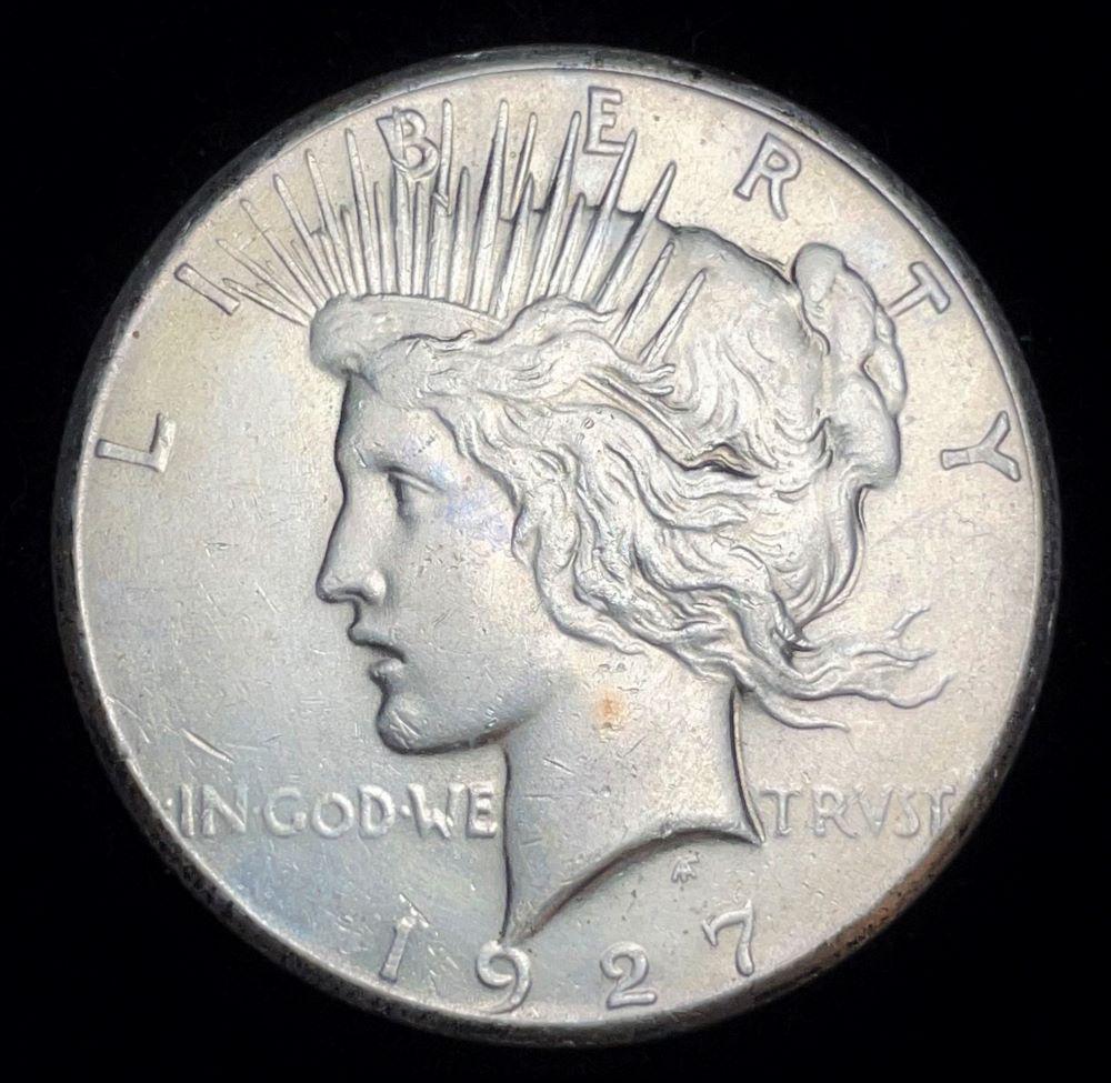 1927 Peace Silver Dollar MS63 Details (1 of 2)