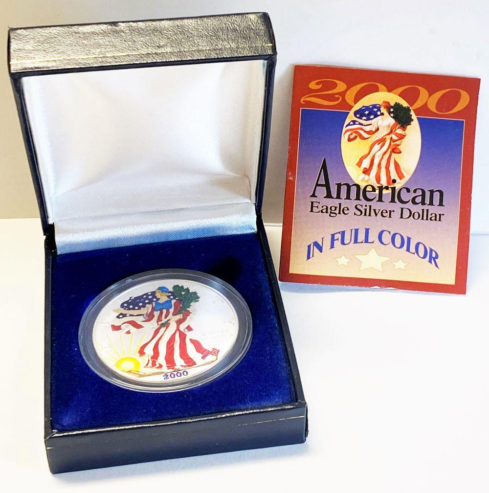 2000 Colorized American Silver Eagle (1 of 4)