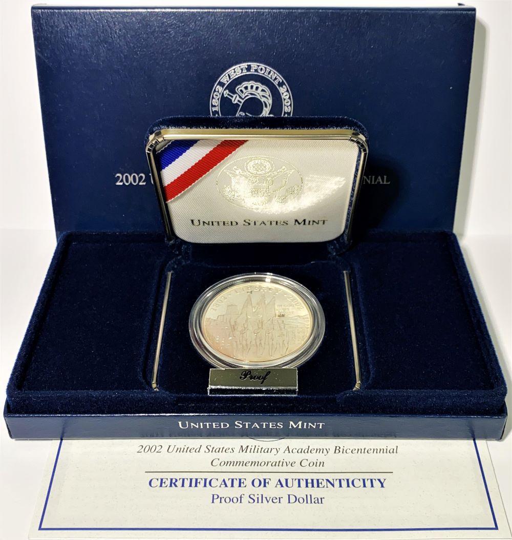 2002-W US Military Academy Commem. Silver Proof Dollar (1 of 4)