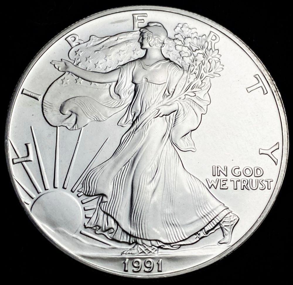 1991 American Silver Eagle MS69 (1 of 2)
