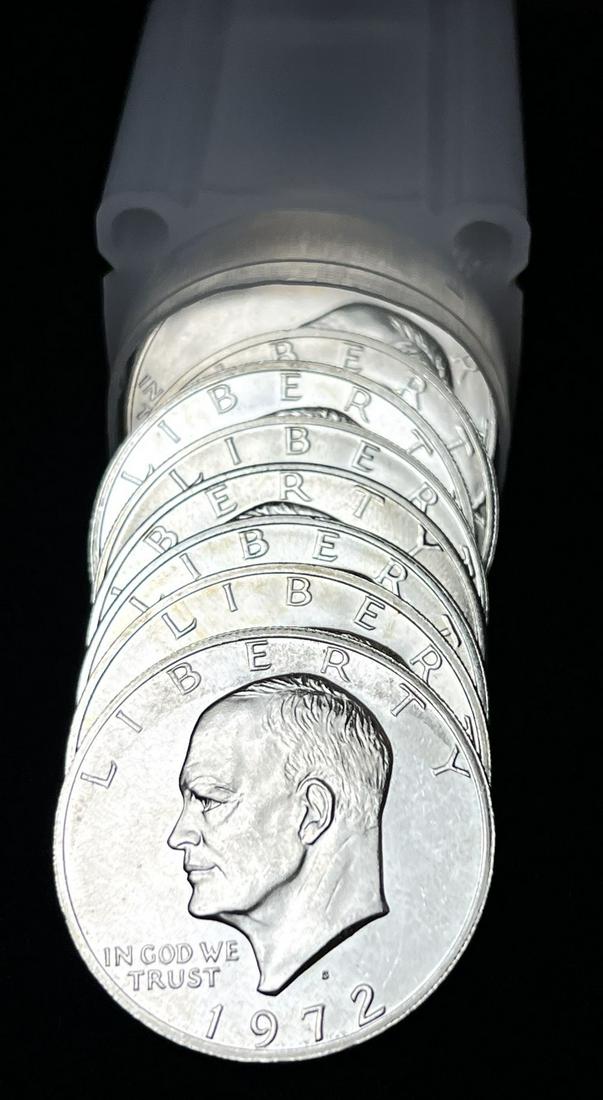 Roll (10) 40% Silver IKE Dollars Mint Conditions (1 of 4)