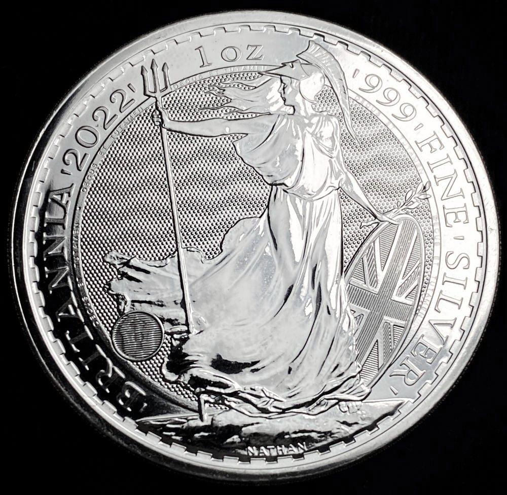 2022 Elizabeth II Britannia .999 Silver 1 ozt (1 of 2)