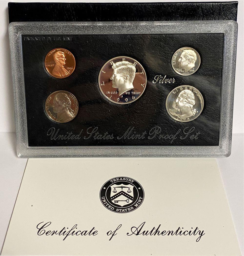 1996 United States Mint Silver Proof Set (5-coins) (1 of 4)