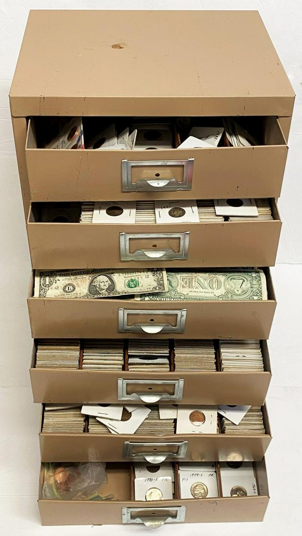 38 lbs Assorted U.S. Coin Treasure Cabinet (1 of 20)
